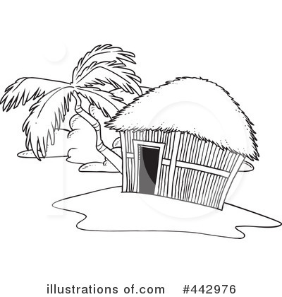 Royalty-Free (RF) Hut Clipart Illustration by toonaday - Stock Sample #442976