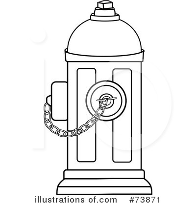Royalty-Free (RF) Hydrant Clipart Illustration by Pams Clipart - Stock Sample #73871
