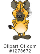 Hyena Clipart #1278672 by Dennis Holmes Designs