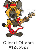 Hyena Clipart #1285327 by Dennis Holmes Designs