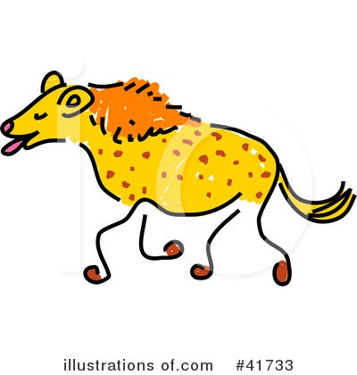 Royalty-Free (RF) Hyena Clipart Illustration by Prawny - Stock Sample #41733