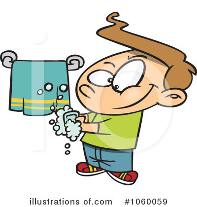 Washing Hands Clipart #1060059 by toonaday