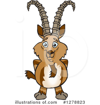 Goat Clipart #1278823 by Dennis Holmes Designs