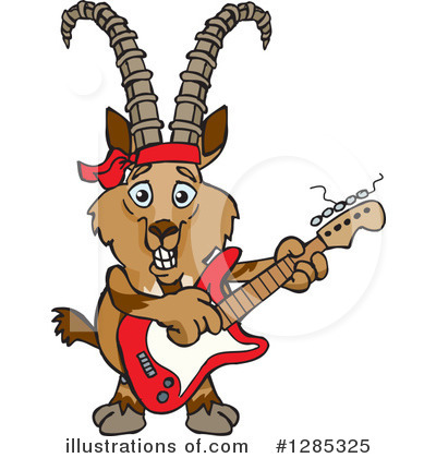 Royalty-Free (RF) Ibex Clipart Illustration by Dennis Holmes Designs - Stock Sample #1285325