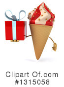 Ice Cream Character Clipart #1315058 by Julos