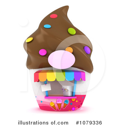 Royalty-Free (RF) Ice Cream Clipart Illustration by BNP Design Studio - Stock Sample #1079336