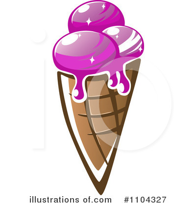 Royalty-Free (RF) Ice Cream Clipart Illustration by Vector Tradition SM - Stock Sample #1104327