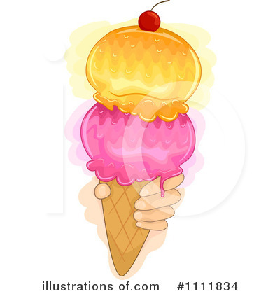 Royalty-Free (RF) Ice Cream Clipart Illustration by BNP Design Studio - Stock Sample #1111834