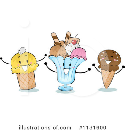 Royalty-Free (RF) Ice Cream Clipart Illustration by BNP Design Studio - Stock Sample #1131600