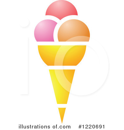 Royalty-Free (RF) Ice Cream Clipart Illustration by cidepix - Stock Sample #1220691