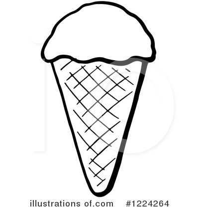 Royalty-Free (RF) Ice Cream Clipart Illustration by Picsburg - Stock Sample #1224264