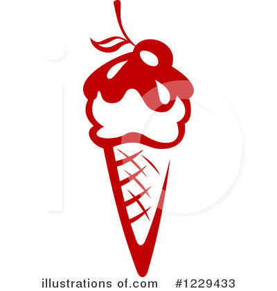 Royalty-Free (RF) Ice Cream Clipart Illustration by Vector Tradition SM - Stock Sample #1229433