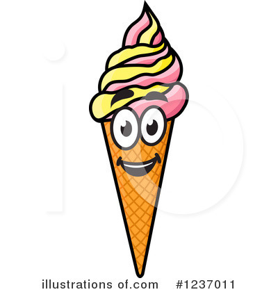 Royalty-Free (RF) Ice Cream Clipart Illustration by Vector Tradition SM - Stock Sample #1237011