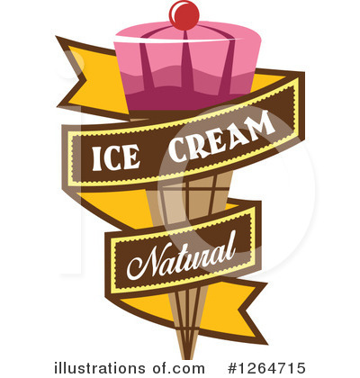 Royalty-Free (RF) Ice Cream Clipart Illustration by Vector Tradition SM - Stock Sample #1264715