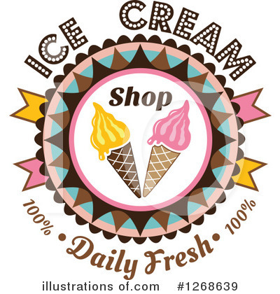 Royalty-Free (RF) Ice Cream Clipart Illustration by Vector Tradition SM - Stock Sample #1268639