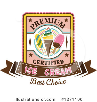 Royalty-Free (RF) Ice Cream Clipart Illustration by Vector Tradition SM - Stock Sample #1271100
