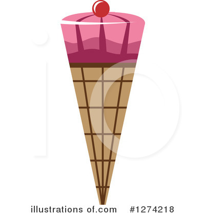 Royalty-Free (RF) Ice Cream Clipart Illustration by Vector Tradition SM - Stock Sample #1274218