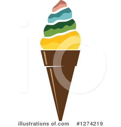 Royalty-Free (RF) Ice Cream Clipart Illustration by Vector Tradition SM - Stock Sample #1274219