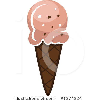 Royalty-Free (RF) Ice Cream Clipart Illustration by Vector Tradition SM - Stock Sample #1274224