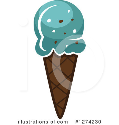 Royalty-Free (RF) Ice Cream Clipart Illustration by Vector Tradition SM - Stock Sample #1274230