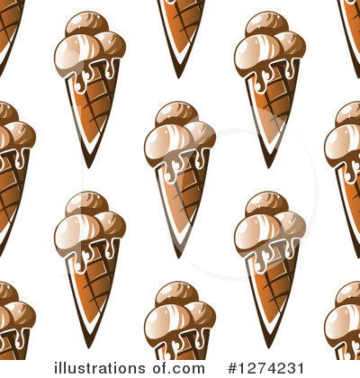 Royalty-Free (RF) Ice Cream Clipart Illustration by Vector Tradition SM - Stock Sample #1274231