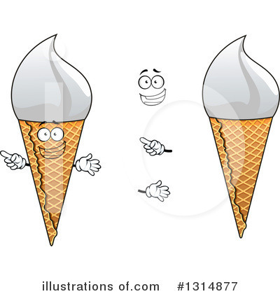 Royalty-Free (RF) Ice Cream Clipart Illustration by Vector Tradition SM - Stock Sample #1314877