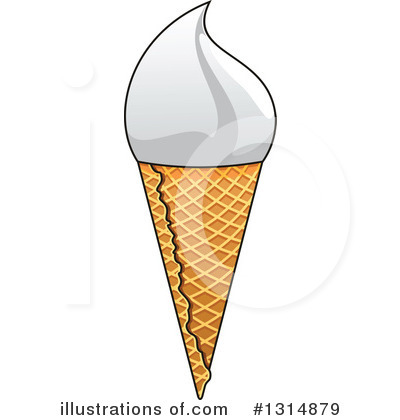 Frozen Yogurt Clipart #1314879 by Vector Tradition SM