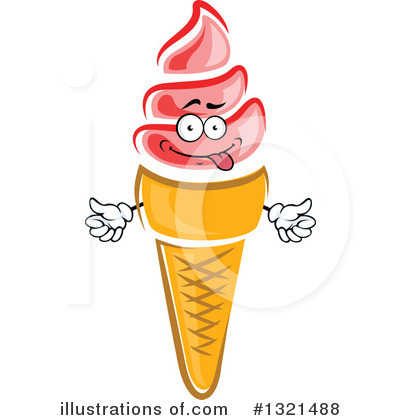 Frozen Yogurt Clipart #1321488 by Vector Tradition SM