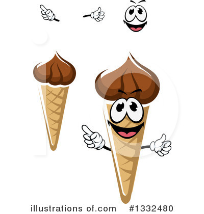 Royalty-Free (RF) Ice Cream Clipart Illustration by Vector Tradition SM - Stock Sample #1332480