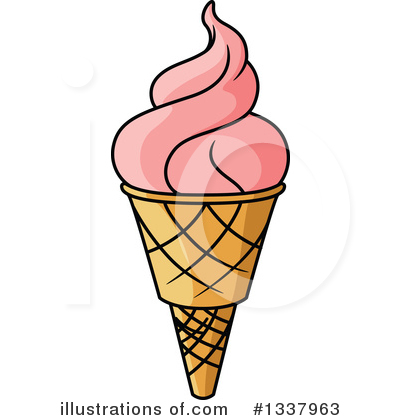Royalty-Free (RF) Ice Cream Clipart Illustration by Vector Tradition SM - Stock Sample #1337963