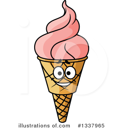 Frozen Yogurt Clipart #1337965 by Vector Tradition SM