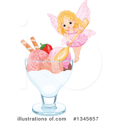 Royalty-Free (RF) Ice Cream Clipart Illustration by Pushkin - Stock Sample #1345657