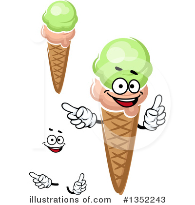 Royalty-Free (RF) Ice Cream Clipart Illustration by Vector Tradition SM - Stock Sample #1352243