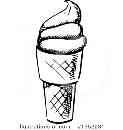 Royalty-Free (RF) Ice Cream Clipart Illustration by Vector Tradition SM - Stock Sample #1352281