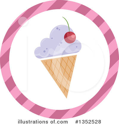 Royalty-Free (RF) Ice Cream Clipart Illustration by BNP Design Studio - Stock Sample #1352528