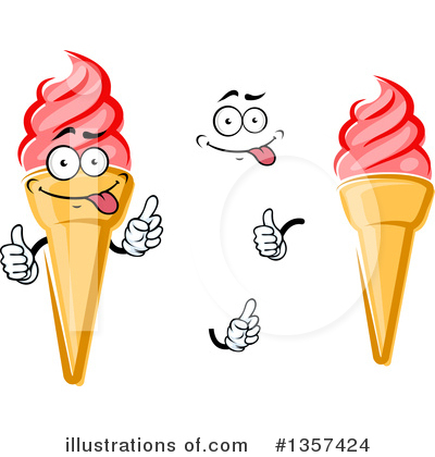 Royalty-Free (RF) Ice Cream Clipart Illustration by Vector Tradition SM - Stock Sample #1357424