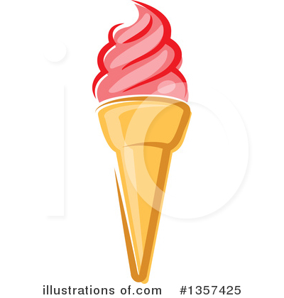 Frozen Yogurt Clipart #1357425 by Vector Tradition SM