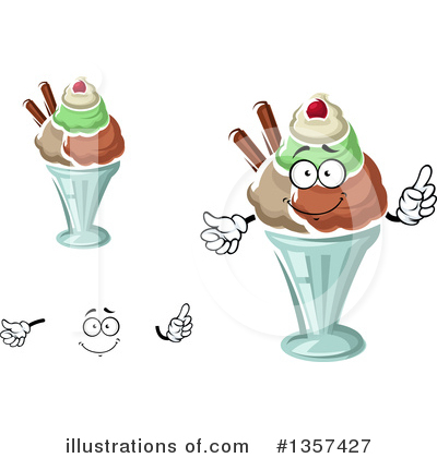Royalty-Free (RF) Ice Cream Clipart Illustration by Vector Tradition SM - Stock Sample #1357427