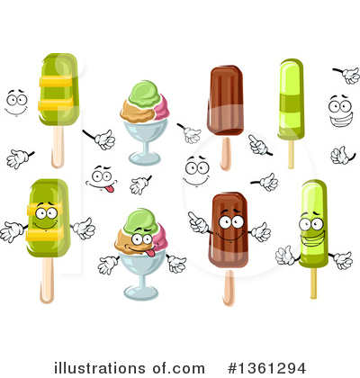 Royalty-Free (RF) Ice Cream Clipart Illustration by Vector Tradition SM - Stock Sample #1361294