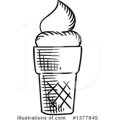 Royalty-Free (RF) Ice Cream Clipart Illustration by Vector Tradition SM - Stock Sample #1377845