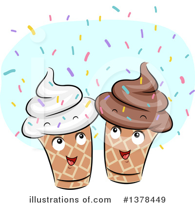 Royalty-Free (RF) Ice Cream Clipart Illustration by BNP Design Studio - Stock Sample #1378449