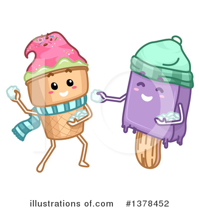 Royalty-Free (RF) Ice Cream Clipart Illustration by BNP Design Studio - Stock Sample #1378452