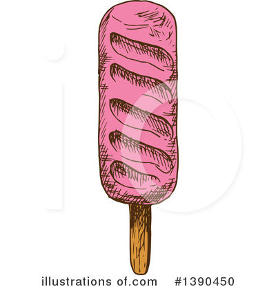 Popsicle Clipart #1390450 by Vector Tradition SM