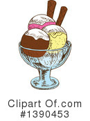 Ice Cream Clipart #1390453 by Vector Tradition SM