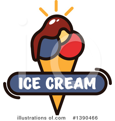Royalty-Free (RF) Ice Cream Clipart Illustration by Vector Tradition SM - Stock Sample #1390466