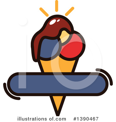Royalty-Free (RF) Ice Cream Clipart Illustration by Vector Tradition SM - Stock Sample #1390467