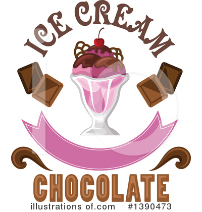 Royalty-Free (RF) Ice Cream Clipart Illustration by Vector Tradition SM - Stock Sample #1390473