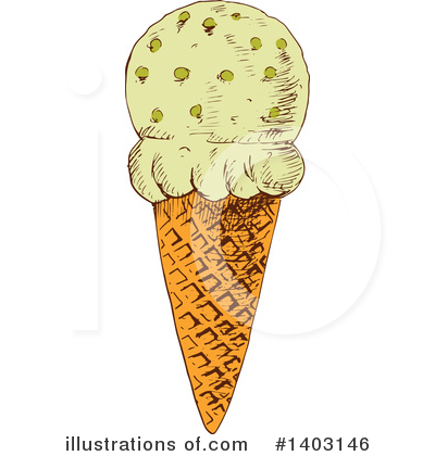 Royalty-Free (RF) Ice Cream Clipart Illustration by Vector Tradition SM - Stock Sample #1403146