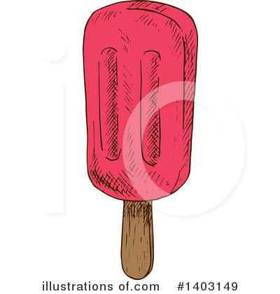 Royalty-Free (RF) Ice Cream Clipart Illustration by Vector Tradition SM - Stock Sample #1403149