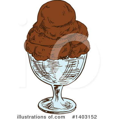 Royalty-Free (RF) Ice Cream Clipart Illustration by Vector Tradition SM - Stock Sample #1403152